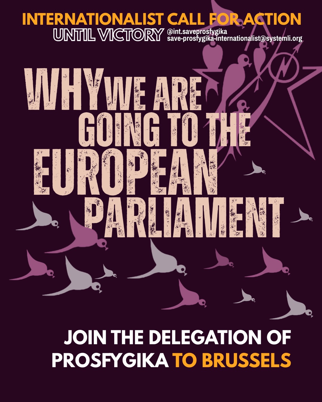 On the 3.-5. of June the delegation from the Community of Squatted Prosfygika will go to Brussels.